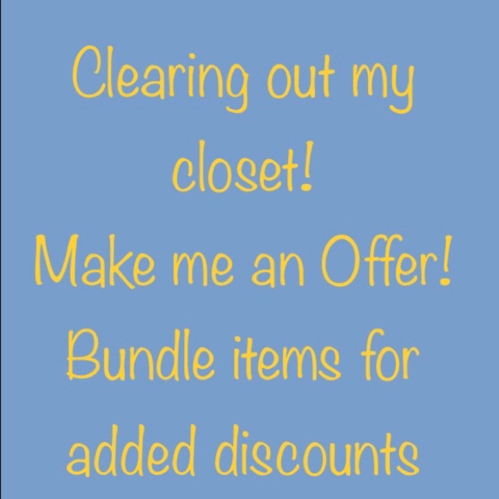 Reasonable offers will be accepted